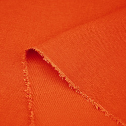 Orange drill fabric - 7