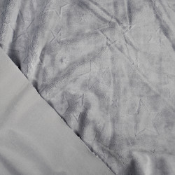 Minky smooth Premium - Dapple Gray