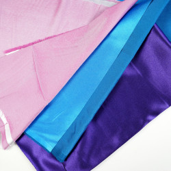 Reversible Satin/Taffeta MIX Fabric Scraps & Offcuts 0.5 kg