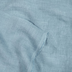 Len 100% Stonewashed ubraniowy szary gołębi (199) - 190g