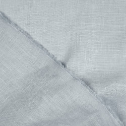 Len 100% Stonewashed ubraniowy szary (106) - 190g