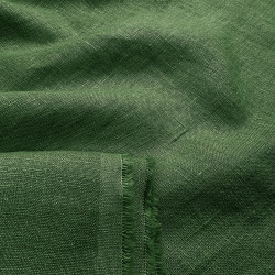 Len 100% Stonewashed ubraniowy zgniły zielony (372) - 190g