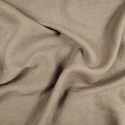 Len 100% Stonewashed ubraniowy ziemisty beż (598) - 190g