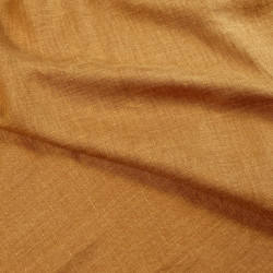 Len 100% Stonewashed ubraniowy dyniowy (1674) - 190 gms