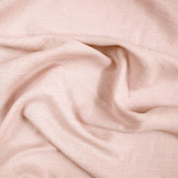Dusty Pink 100% Linen Stonewashed Apparel Fabric (1674) - 190 gms