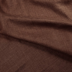 Brown 100% Linen Stonewashed Apparel Fabric (1420) - 190 gms