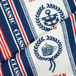 Deckchair Fabric Nautical Stripes Ocean Sailing