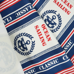 Deckchair Fabric Nautical Stripes Ocean Sailing