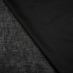 Black Cotton Batiste