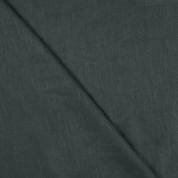 Tkanina lniana z wiskozą Stonewashed ubraniowa grafit (1344) – 195g
