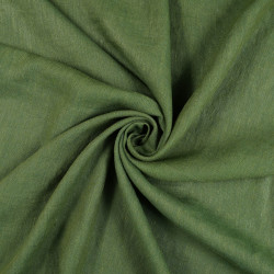 Green Linen Viscose Blend Apparel Fabric (147) – 195gms
