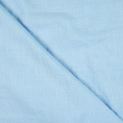 Blue Linen Viscose Blend Apparel Fabric (147) – 195gms