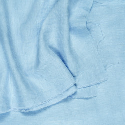 Blue Linen Viscose Blend Apparel Fabric (147) – 195gms