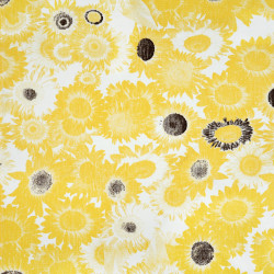 Deckchair Fabric Yellow Sunflowers