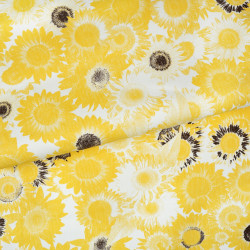 Deckchair Fabric Yellow Sunflowers