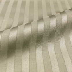 Adamaszek bawełniany beżowy (Light Brown) w pasy 9 mm - 305 cm