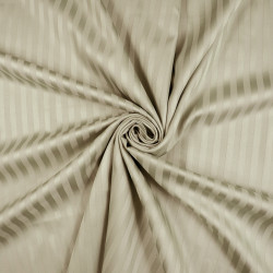 Light Brown Cotton Damask Stripes 9mm – 305cm