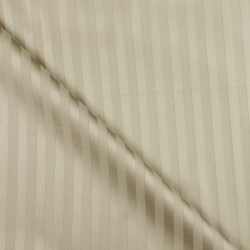 Light Brown Cotton Damask Stripes 9mm – 305cm
