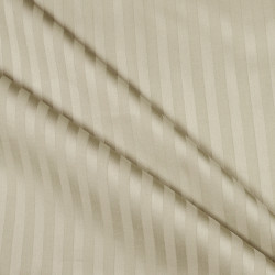 Light Brown Cotton Damask Stripes 9mm – 305cm