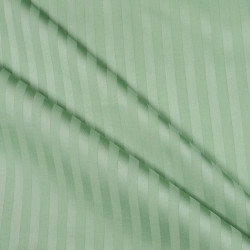 Sage Green (Salvia) Cotton Damask Stripes 9mm – 305cm