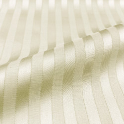 Champagne Cotton Damask Stripes 9mm – 305cm