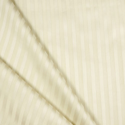 Champagne Cotton Damask Stripes 9mm – 305cm