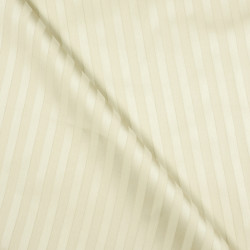 Champagne Cotton Damask Stripes 9mm – 305cm