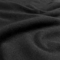 Black Loopback Sweatshirt Fabric 320gsm