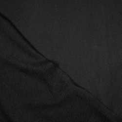 Black Loopback Sweatshirt Fabric 320gsm