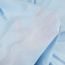 Blue Cotton Batiste Fabric