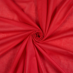 Red Cotton Batiste Fabric
