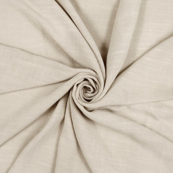 Linen with viscose for clothes - beige-pink (Crystal Gray)
