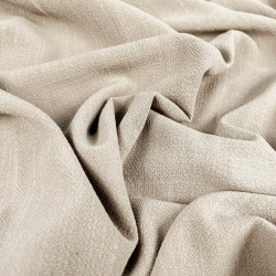 Linen with viscose for clothes - beige-pink (Crystal Gray)
