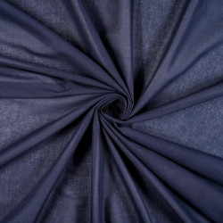 Navy Blue Cotton Batiste Fabric