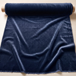 Navy Blue Velvet - 242 - 30m Roll