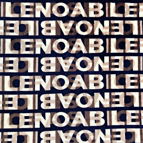 Plus White Lettering Fleece fabric plus letters (white and navy) Fabric store