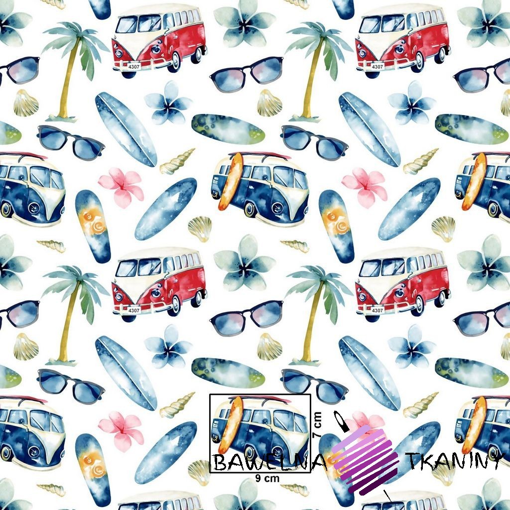 Cotton holiday cars on white background