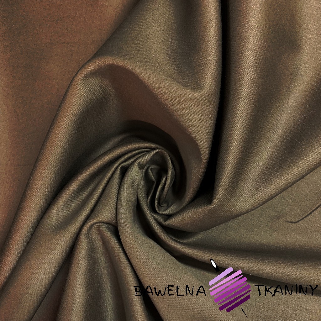 Lycra cotton decorative fabric - brown