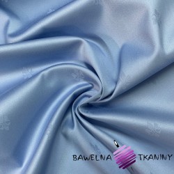 Blue tablecloth fabric - lily pattern