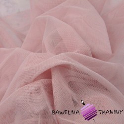 Decorative tulle soft - dirty pink