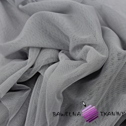 Decorative tulle soft - gray