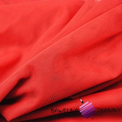 Tiul ubraniowy miękki - czerwony