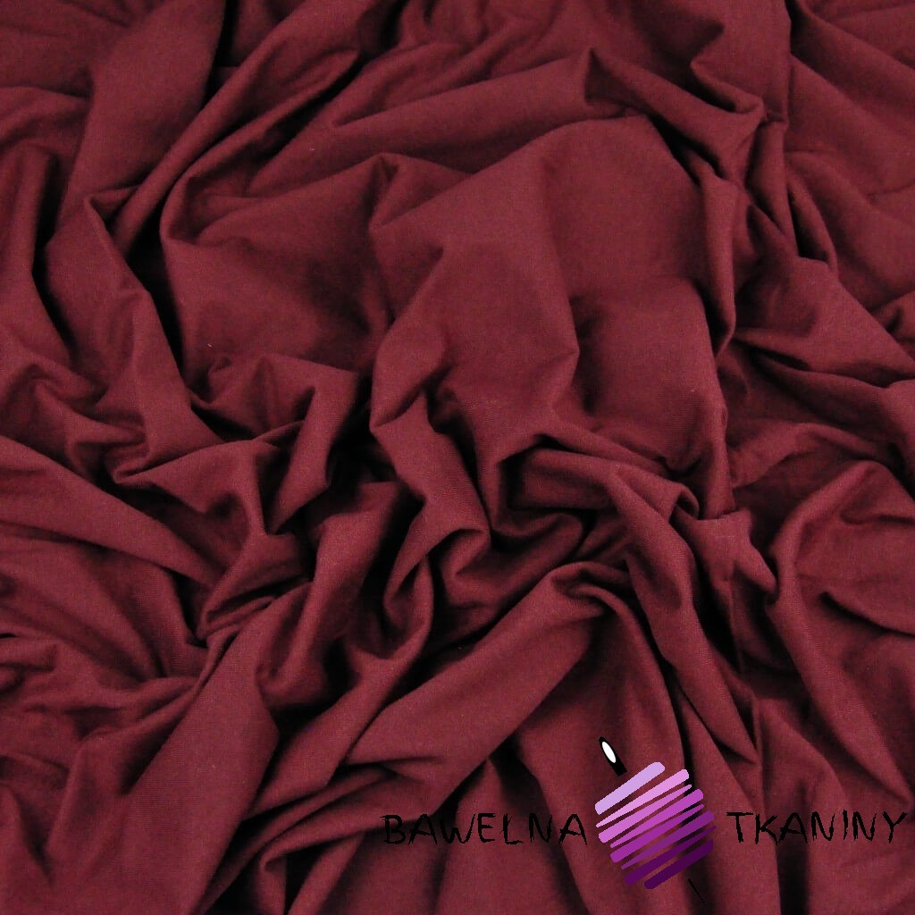 Cotton Jersey - burgundy