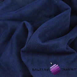 Decorative tulle soft  - navy blue