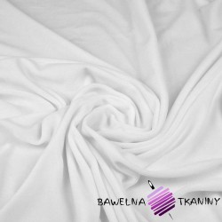 Welur bawełniany odzieżowy - biały