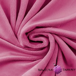 Minky gładki Premium różowy (Azalea Pink)