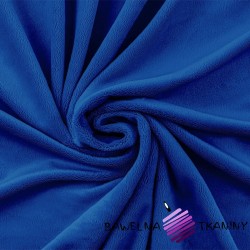 Minky gładki Premium szafirowy (Victoria blue)