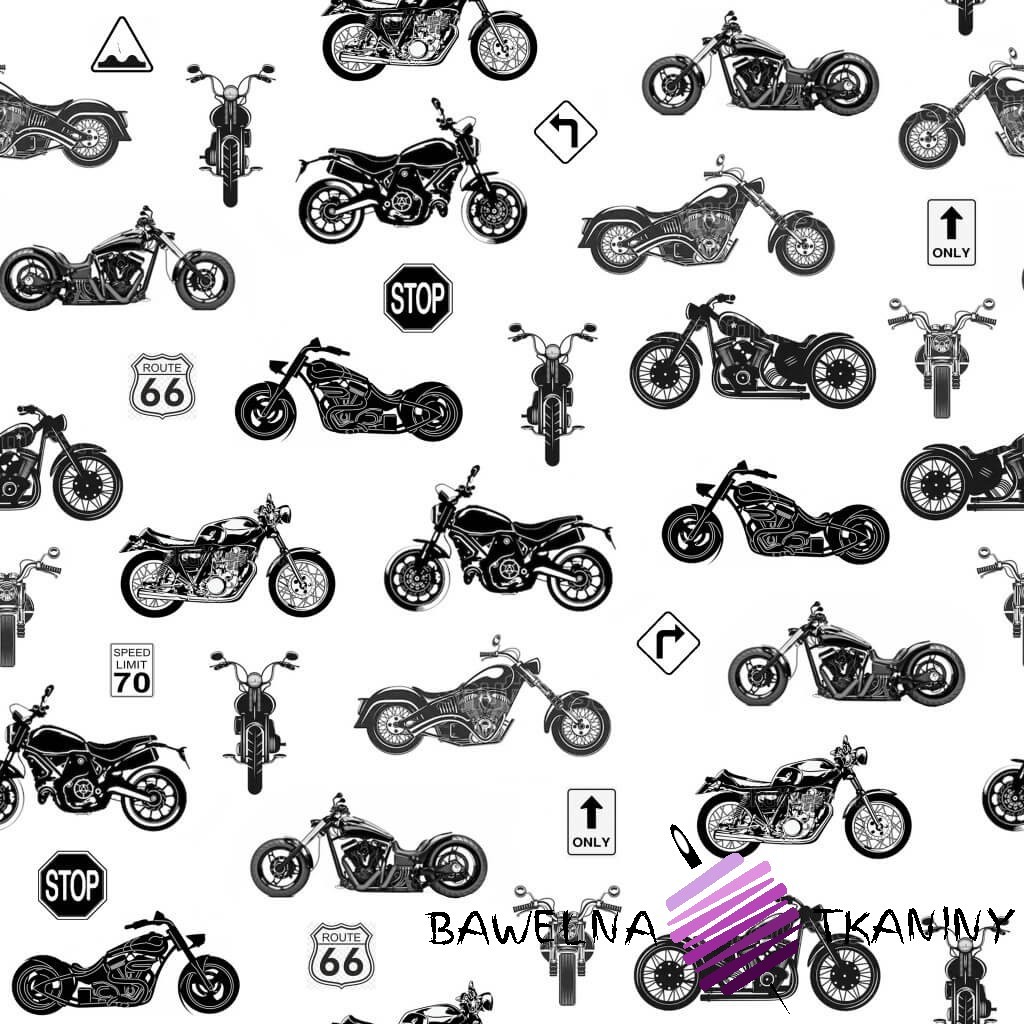 small black motorcycles on a white background