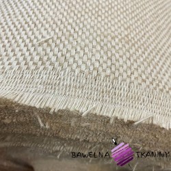 Cotton bleached Jute fabric