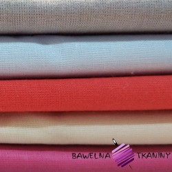 Ścinki tkanin bawełnianych jednokolorowe , końcówki - 1kg